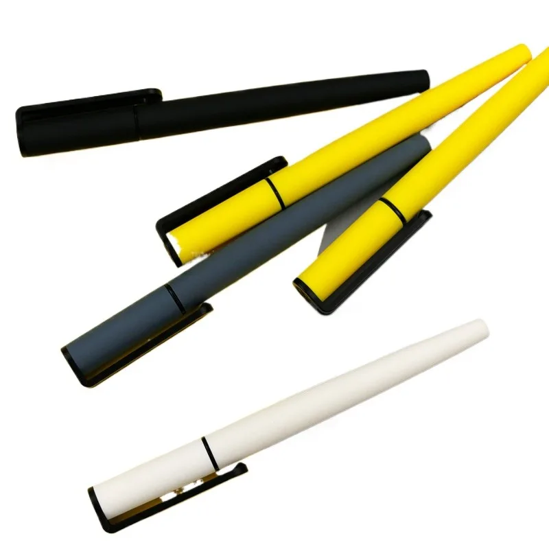 Блум креативная 0 5 черная нейтральная авторучка пластиковая ручка рекламная подарочная фирменная с распылителем и логотипом.