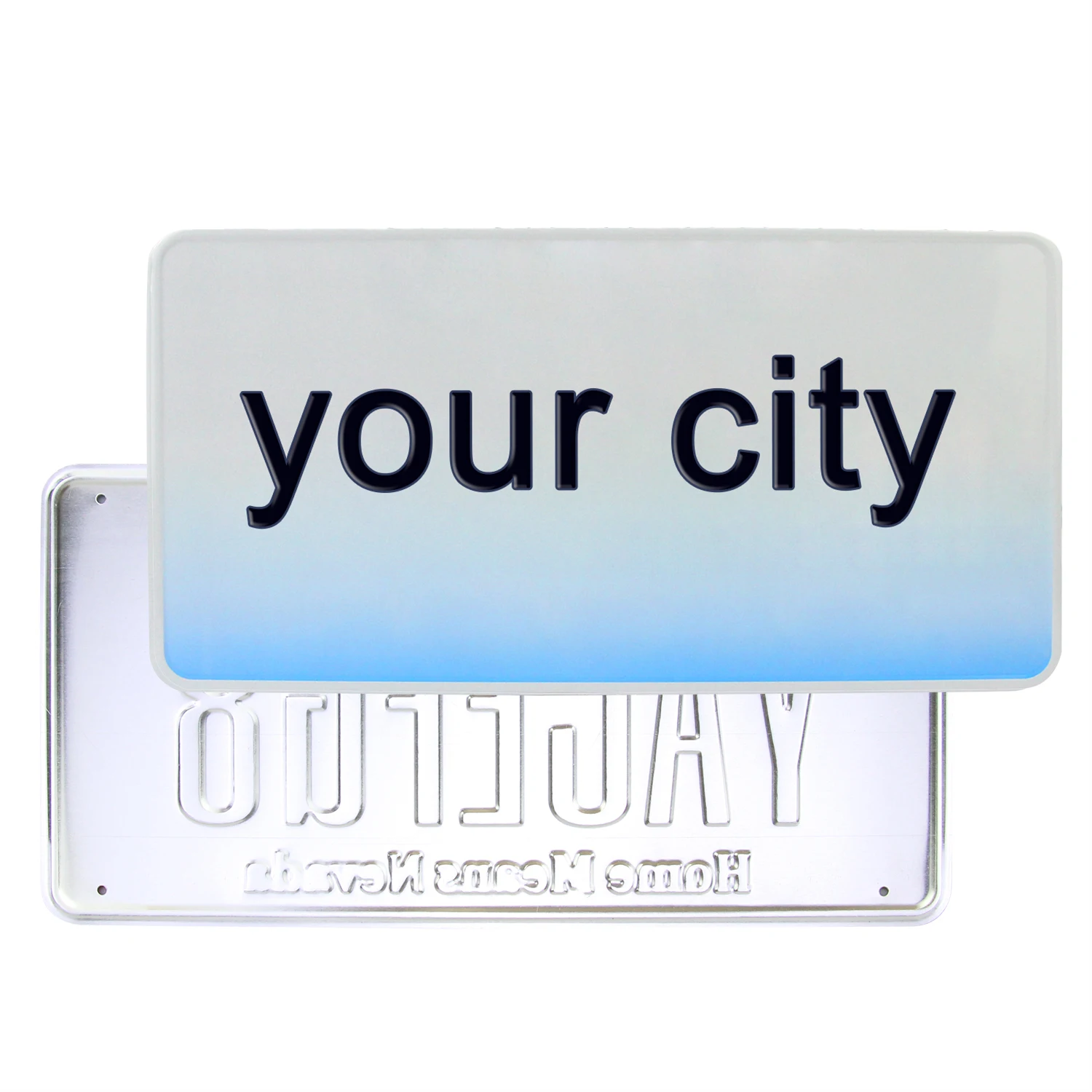 China Manufacturer International Car Number Plates Boat License Plate Number