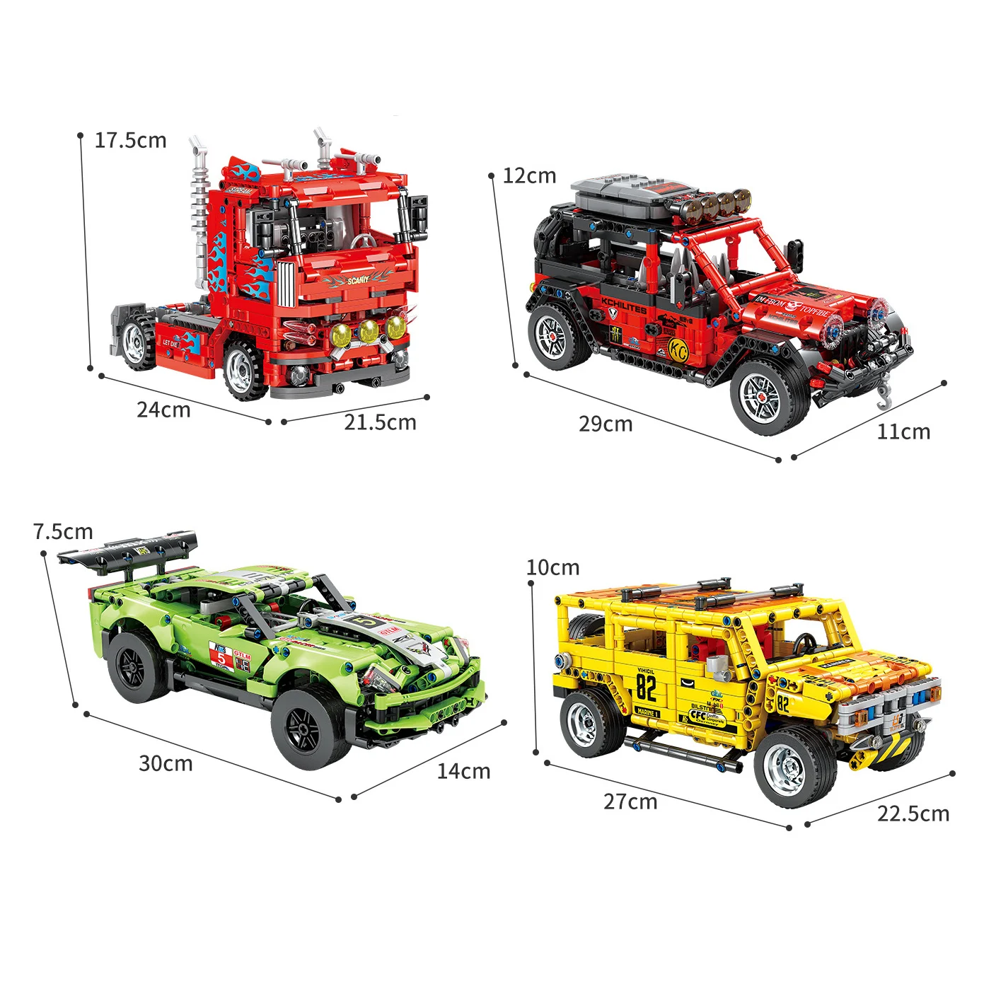 High Quality Kids Educational Plastic Stem Diy Toy Car Wholesale Technical Speed Racing Car Builder Set Truck Building Block