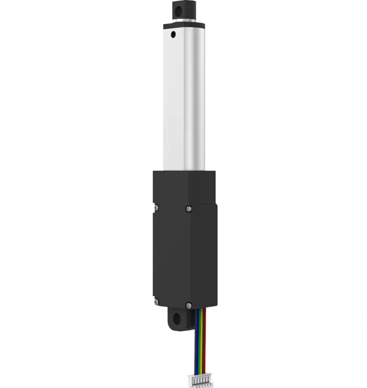 12V Micro Thumb Putter DC linear actuator with encoder permanet magnet small reciprocating telescopic rod