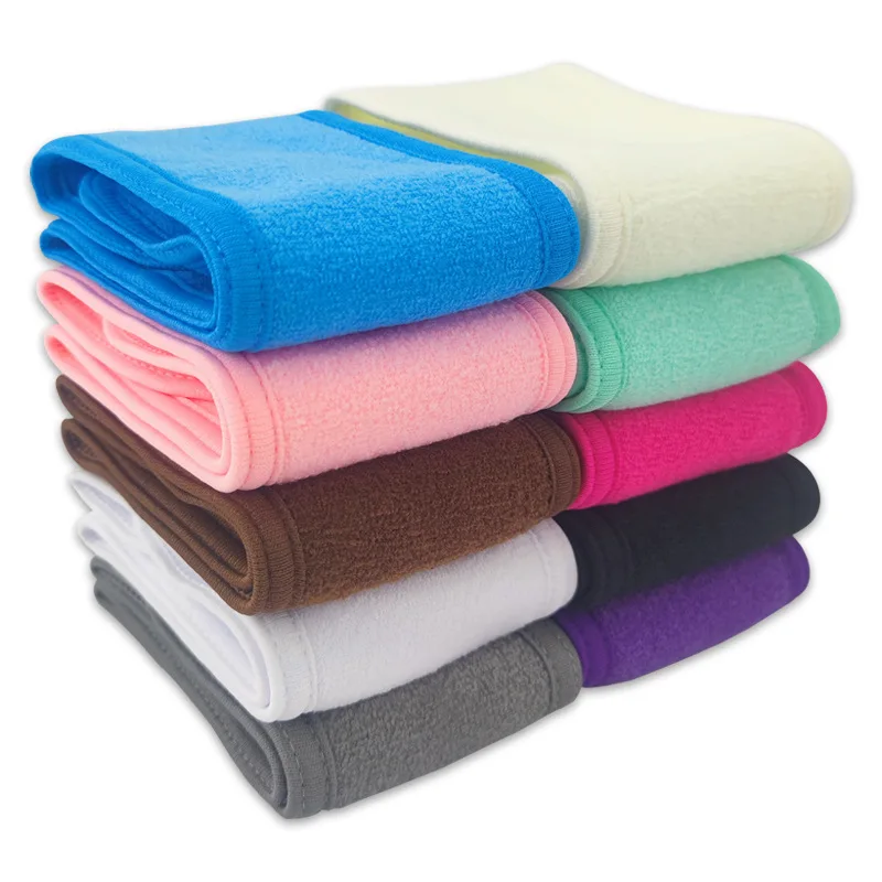 Custom Adjustable Stretch Yoga Make Up Wrap Embroidered Headbands Face Wash Hairband Terry Spa Headband for Women