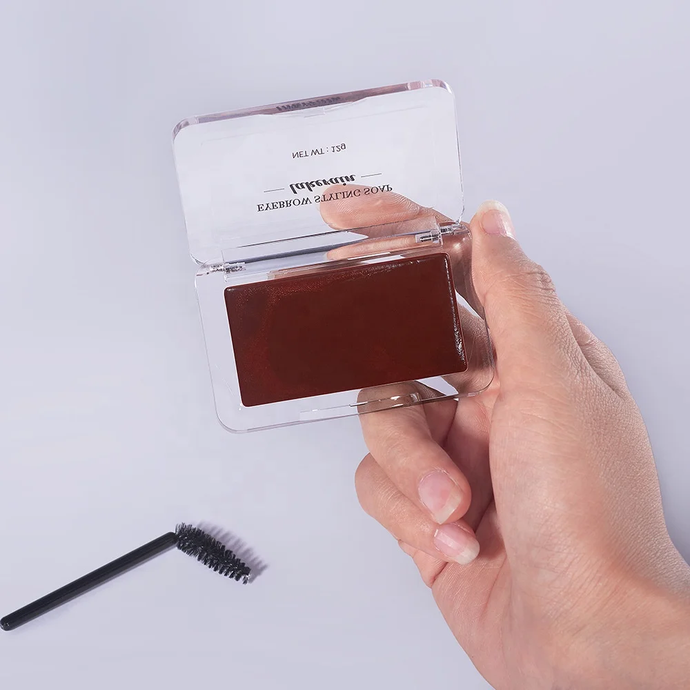 OEM Lakerain Brow Soap Personal eyebrow styling soap Natural transparency vegan lasting eyebrow soap