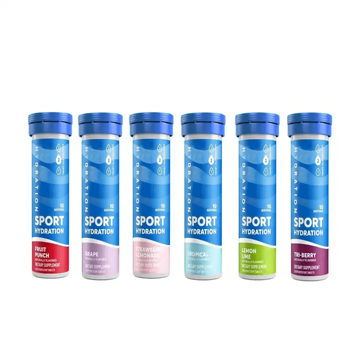 OEM/ODM Natural Sport Supplement Hydration Electrolyte Tablets Proactive Hydration Effervescent Tablets