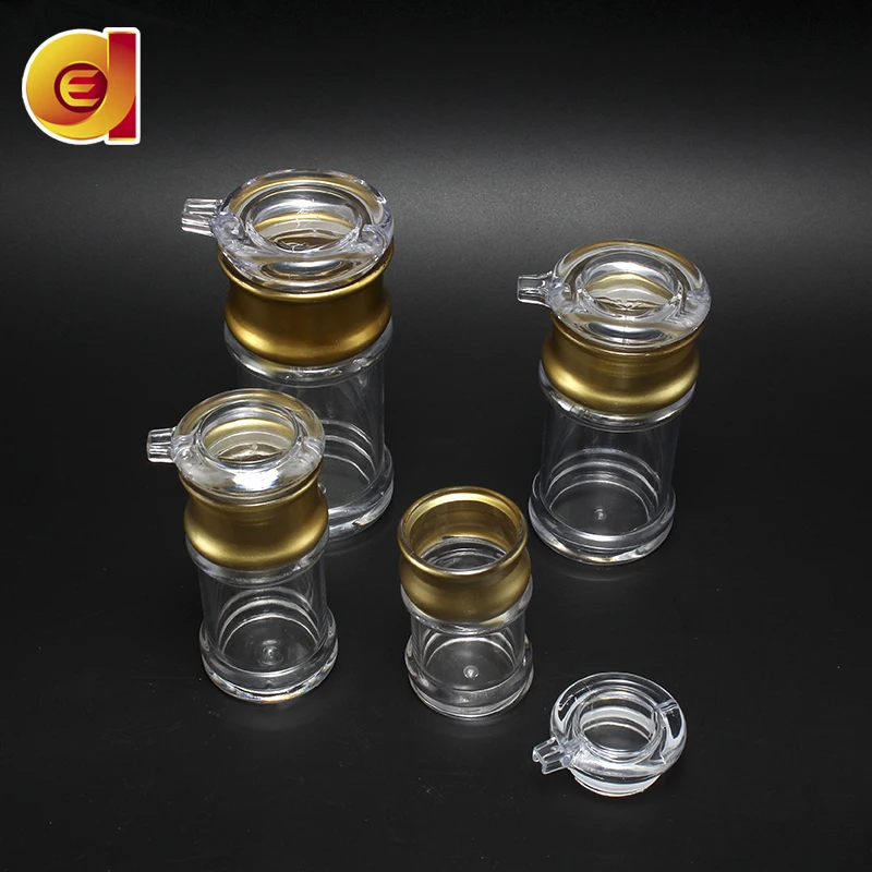 Wholesale transparent plastic soy sauce bottle sesame oil pot