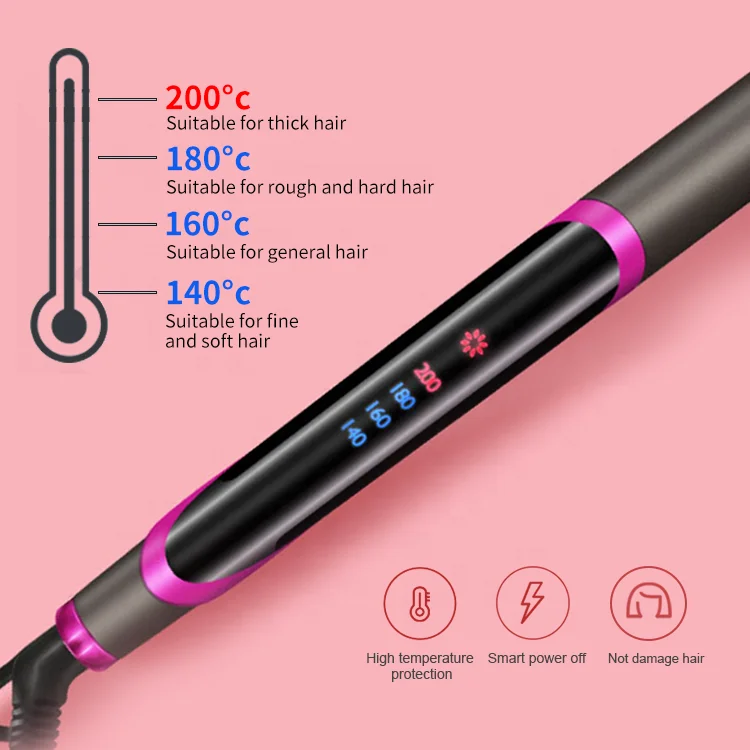 Профессиональный просто щипцы для ионной турмалин керамический лечение выпрямления белка железная грузовая 2 в 1 бигуди Выпрямитель волос