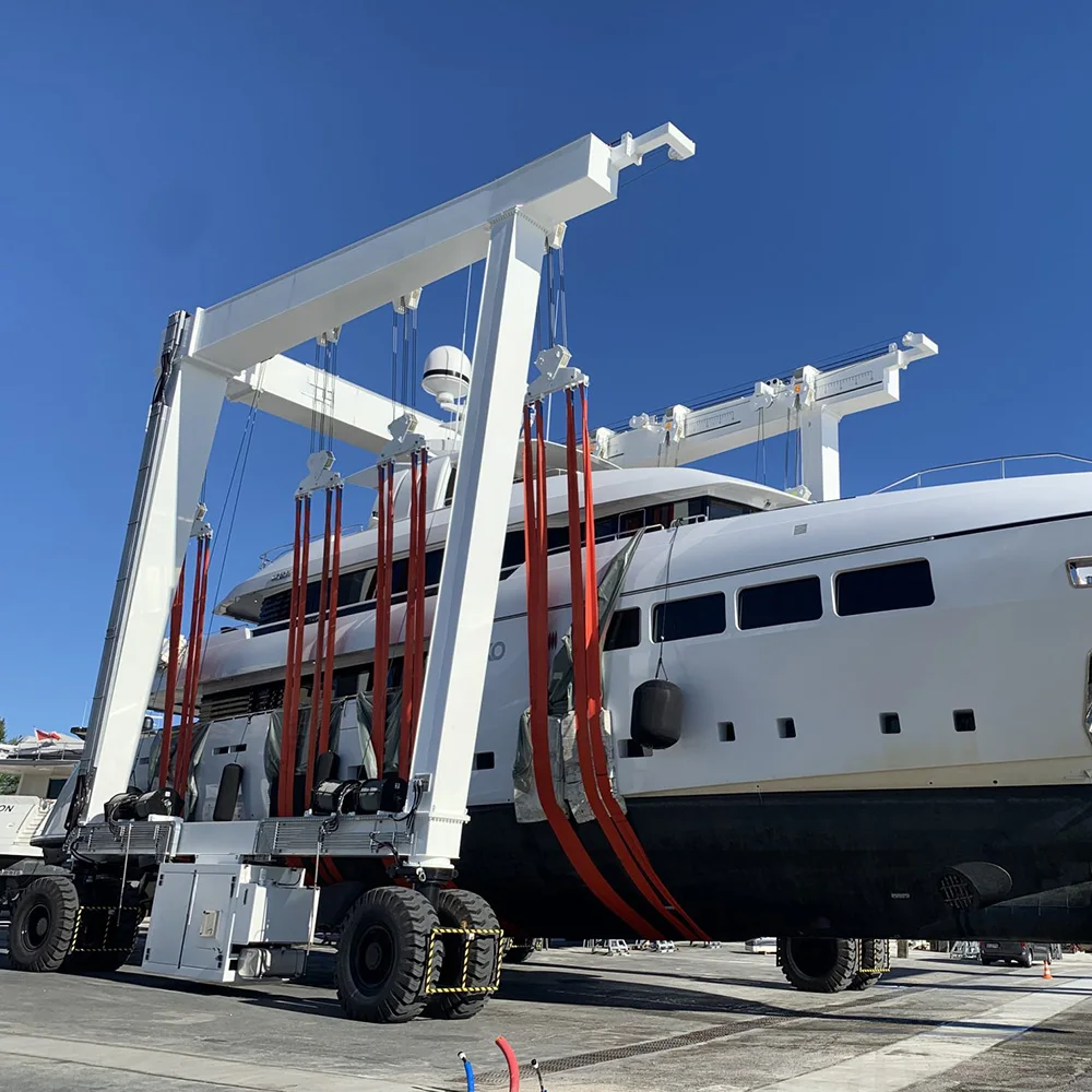 Custom Designed 200t Electric Marine Boat Lift Gantry Crane