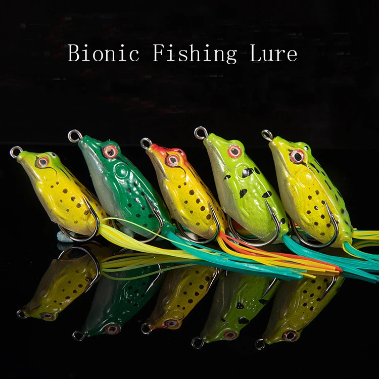 Factory Wholesale New Artificial Bait Black Fish Bait 5CM Rubber Fishing Equipment 8G Lure Bait Fishing