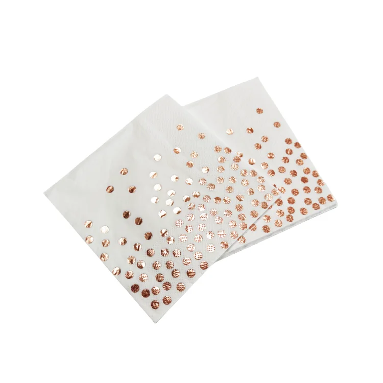 Factory price  hot selling custom size  printed color cocktail paper decoupage napkins