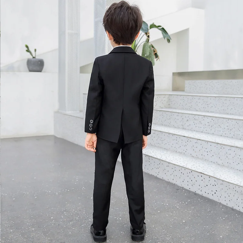Kids Boy Suits For Weddings Prom Suits Formal Dress Kids Tuxedo Children Clothing Set (Jacket+Pants)