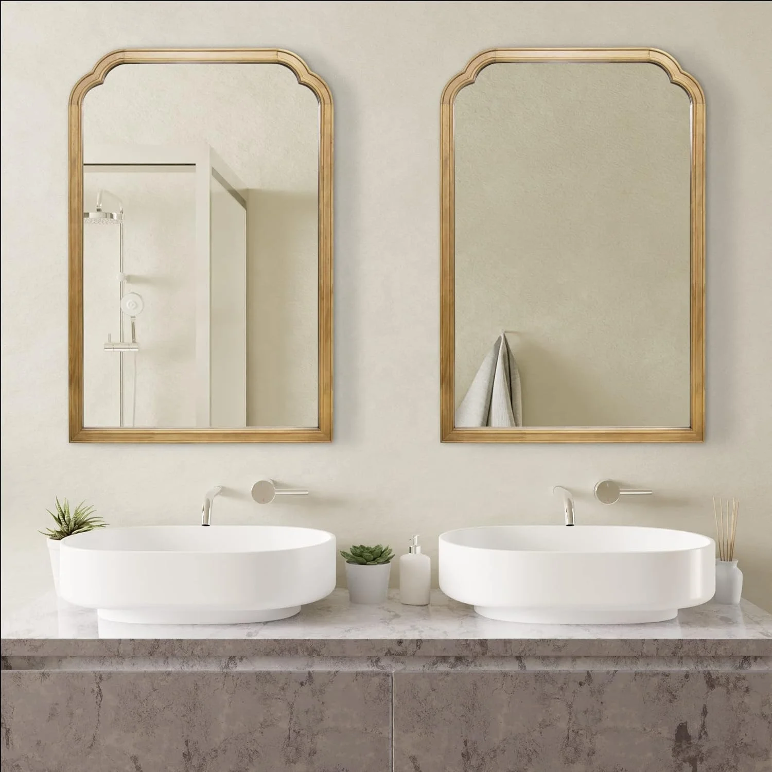 High Quality Acrylic Decor Mirror Customized Aluminium Alloy With Framed Decoration Bathroom 3mm Stylish Wall Mirror