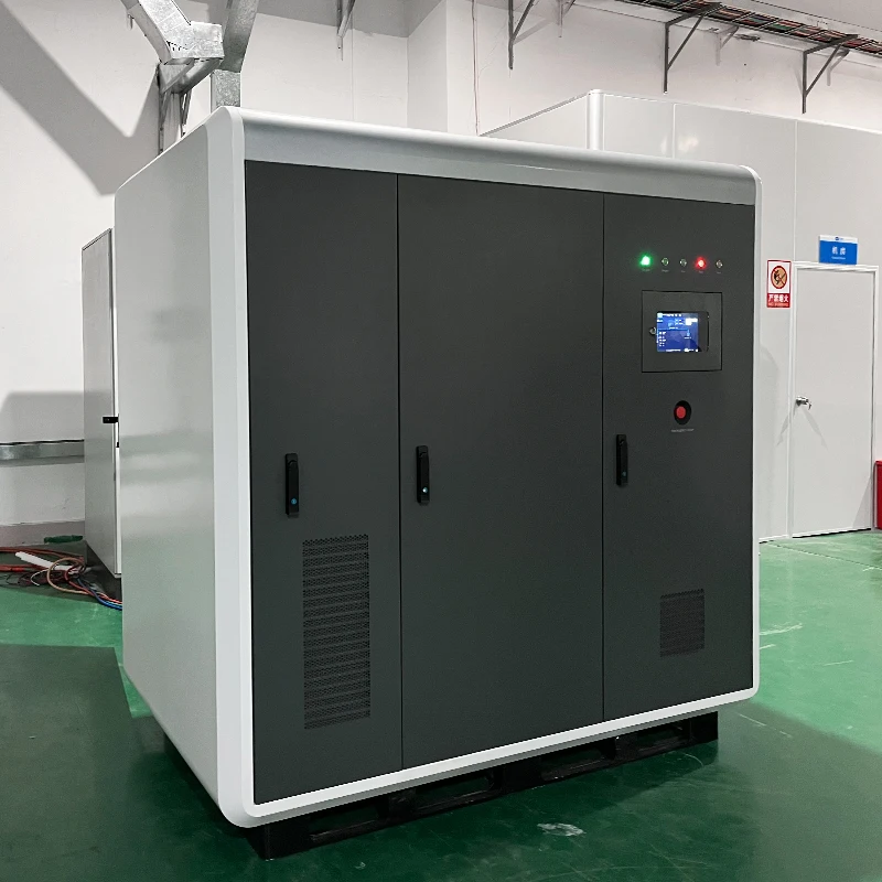 Outdoor 50kW/100kW Hybrid Solar Microgrid With 100kWh/200kWh Battery Backup Power for Industrial & Commercial Energy Storage ESS