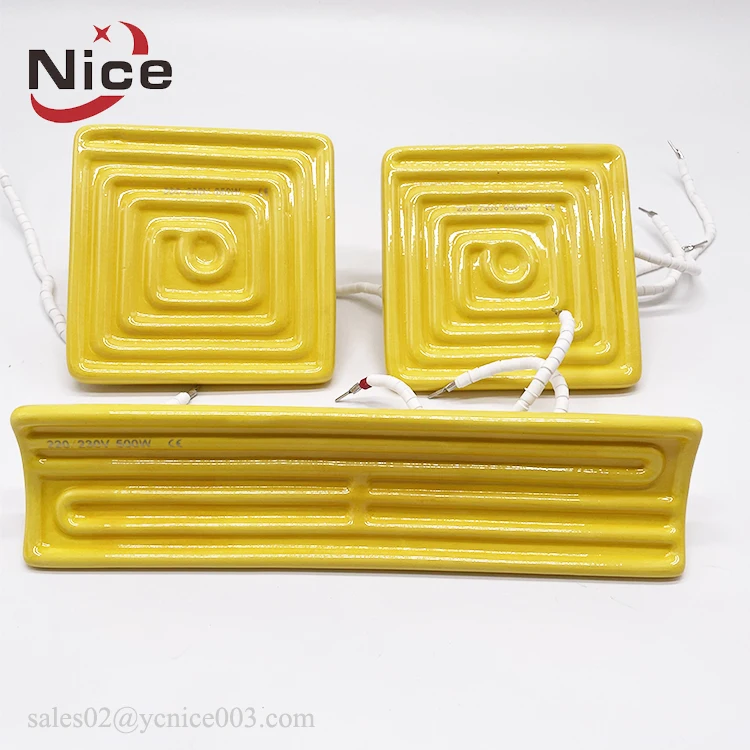 Ceramic Infrared Plate/Panel Heater For Plastic IR Heating Element