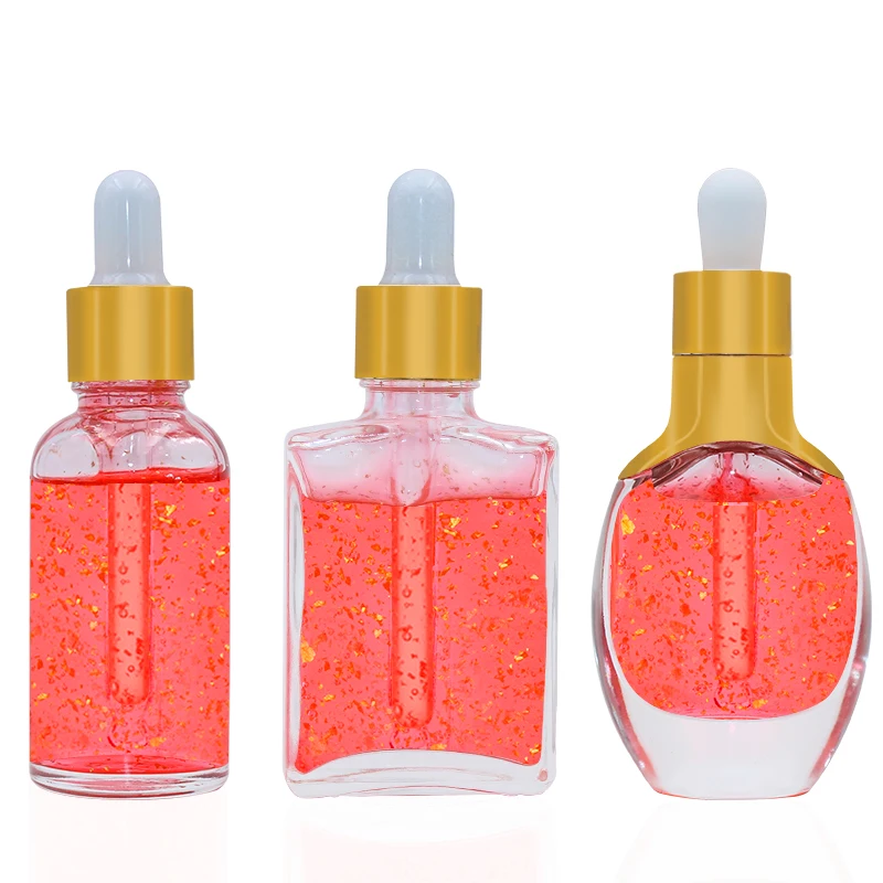 private label organic vegan vitamin c collagen hyaluronic acid anti aging wrinkle whitening lightening rose 24k gold serum