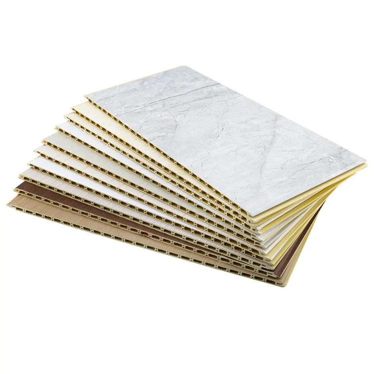 BAIJIN Interior Decor Integrated Lamina Artificial de marmol Other Board Tongue and Groove PVC Ceiling Panel