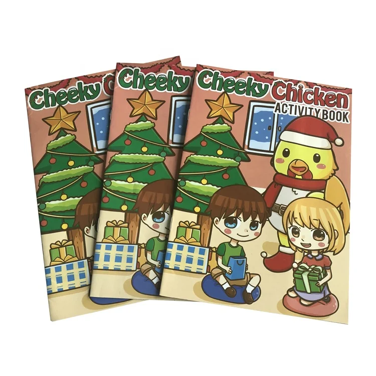 
China Factory Wholesale Cheap 20 Pages Custom Coloring Book Printing 