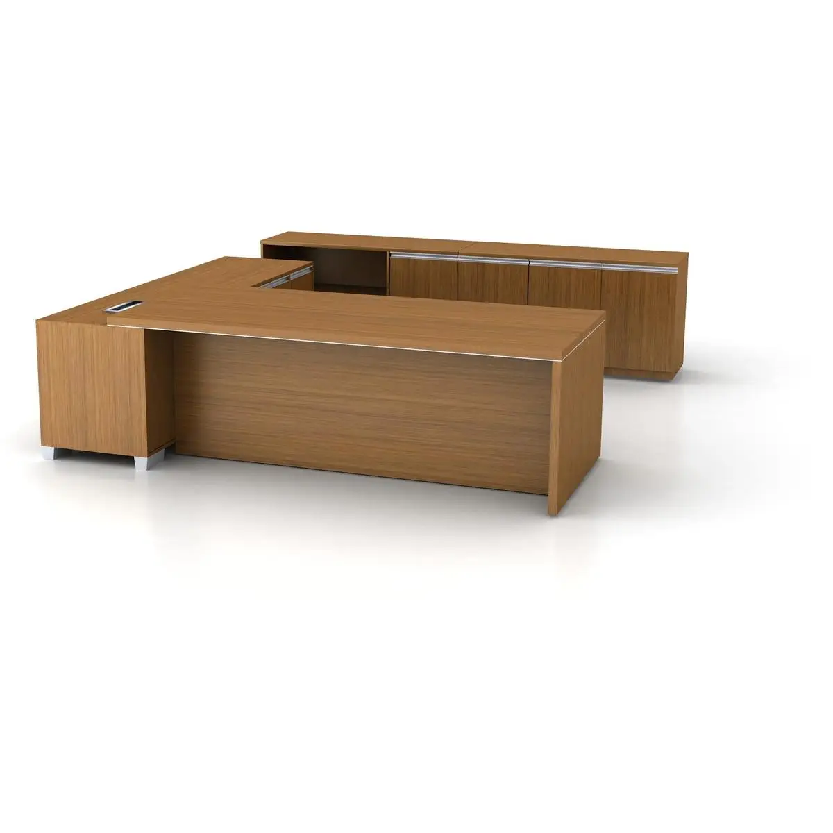 iULTRA commercial office furniture 100%MDF executive office desk I shape executive desk for sale