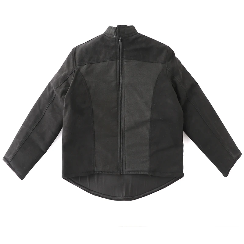Fencing equipment black canvas cowhide professional fencing substitute clothes long sleeve sparring clothes