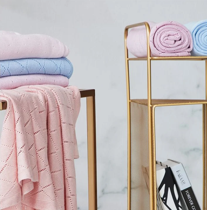 100% Bamboo Fiber Baby Muslin Swaddle Wearable Blanket  Custom Design Baby Wrap Receiving Blanket