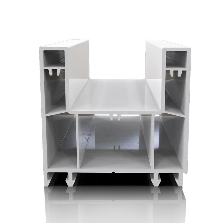 60#-88# Upvc Window Profiles Upvc Material Extrude Half Round Casement Frame Plastic Extrusion Pvc Profile