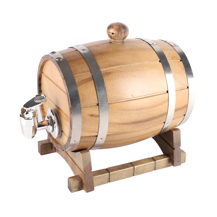 Morezhome 1L lightweight small aluminum foil inner bag Whiskey Barrel wooden wine racks