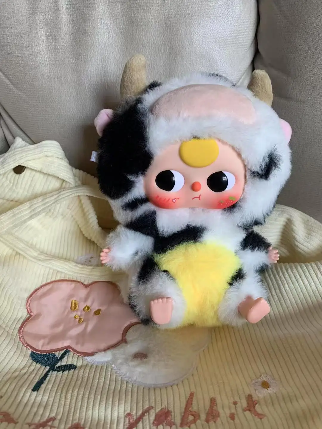 Linda Original Baby Three Large Doll Rabbit Animal Stuffed Plush Toy Blind Box Gift Cartoon Home Decor Mystery Box