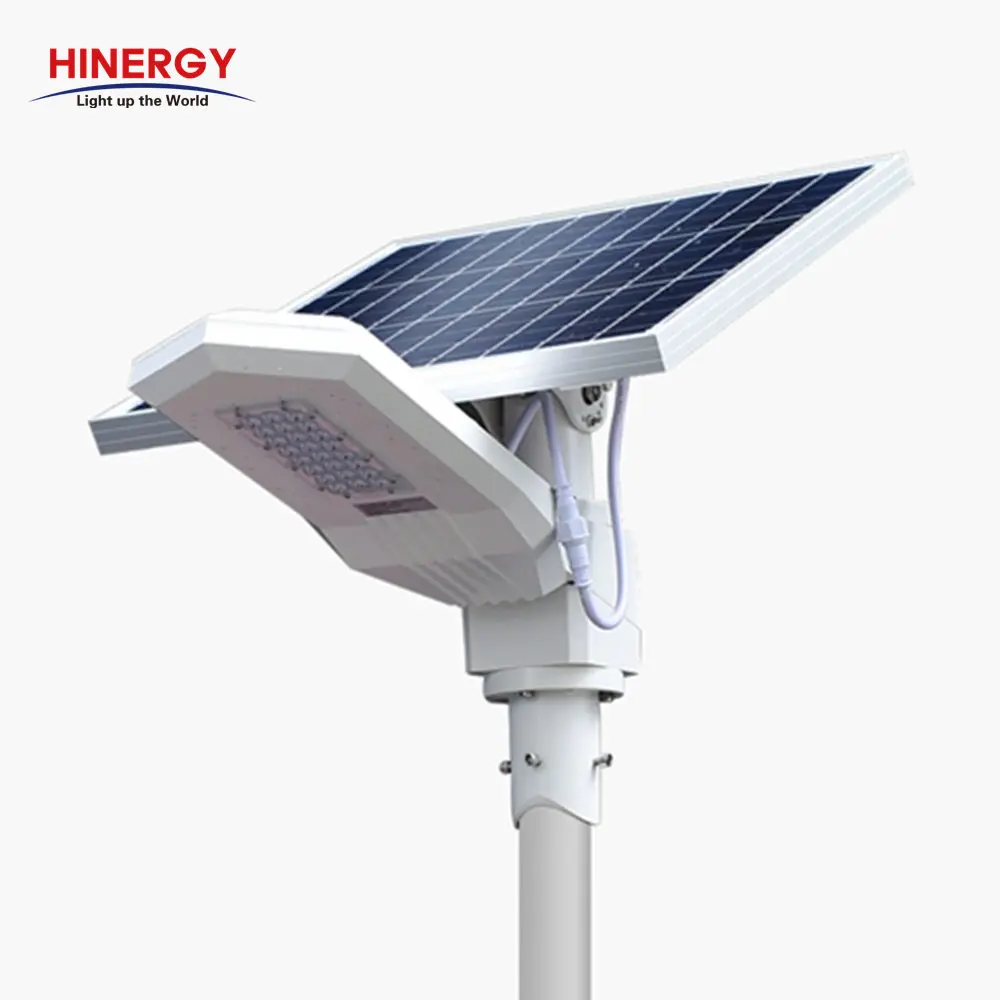 Hinergy IP65 Алюминиевый интегрированный уличный фонарь светодиодный на солнечной батарее свет водонепроницаемый для использования в умных