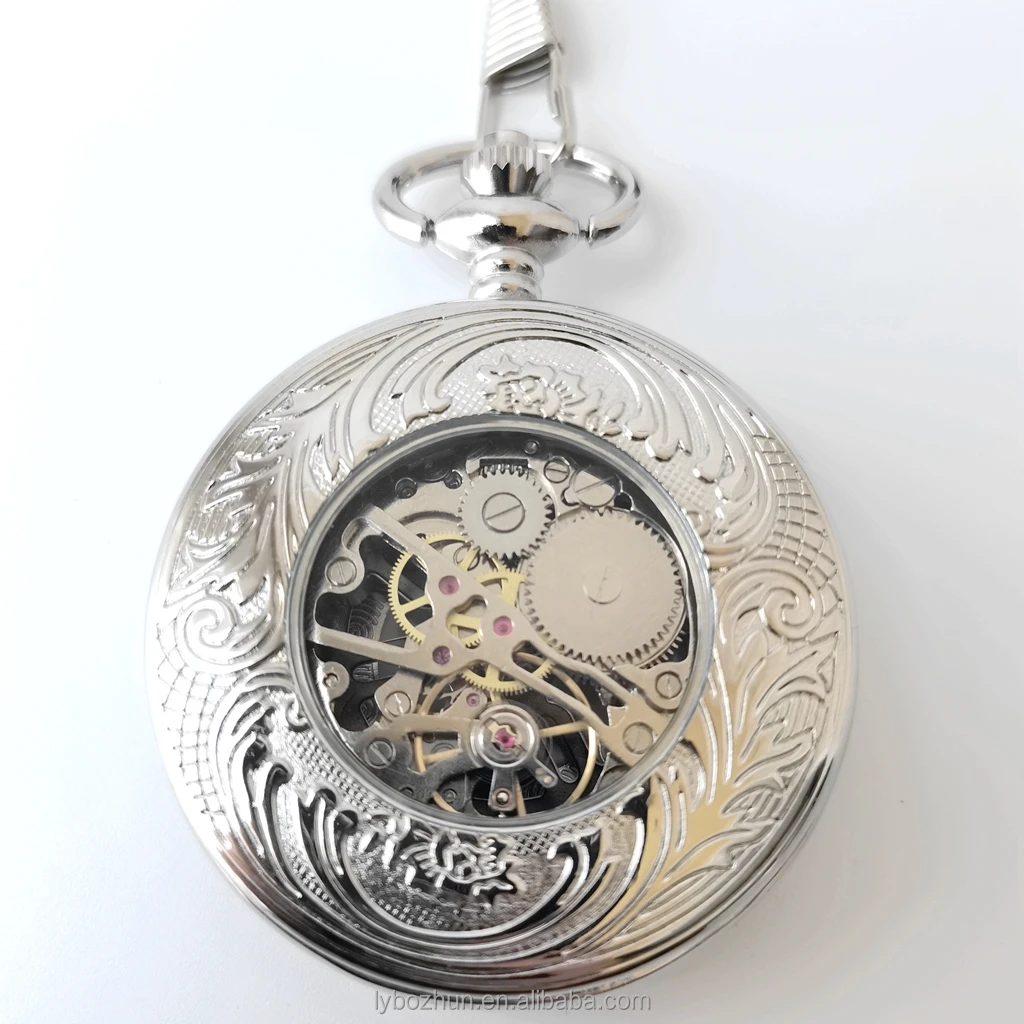 Roman Flower Frame Pocket Watch Manual Mechanical Pocket Watches