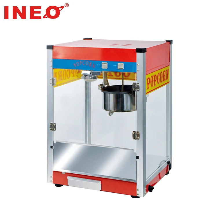 Commercial Gas Popcorn Machine Automatic Making Snack Equipment Snack Machine Gas Big Commercial Popcorn Vending Machine