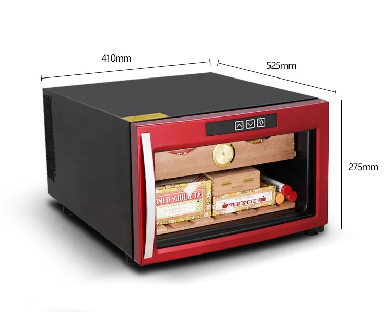 Custom 23L mini cigar humidor display cigar cooler for home use