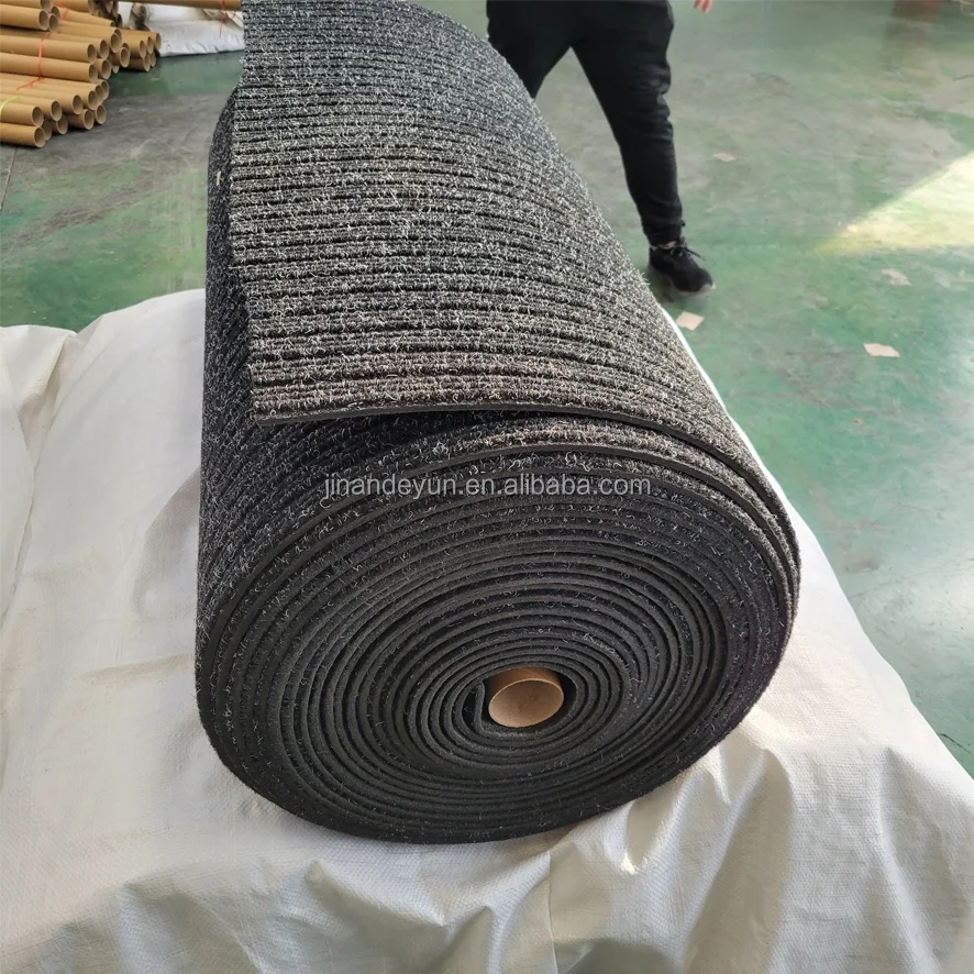 Anti Slip Latex Backing Ribbed Stripe Gold Sluice Rugs Carpet Gold Wash Rug Gold for Mali Africa Market