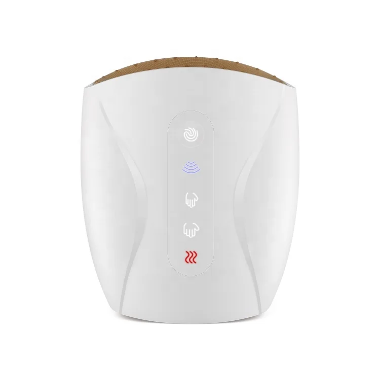 Hand massager electric with heat held vibrator palm machine roller finger bath air compression hand massager