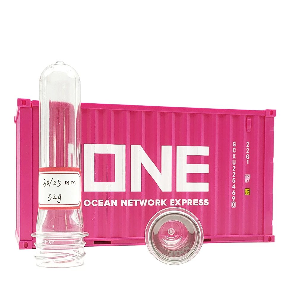 Most popular 30-25mm 32g drinking water Bottles  PET Preform for blowing bottles