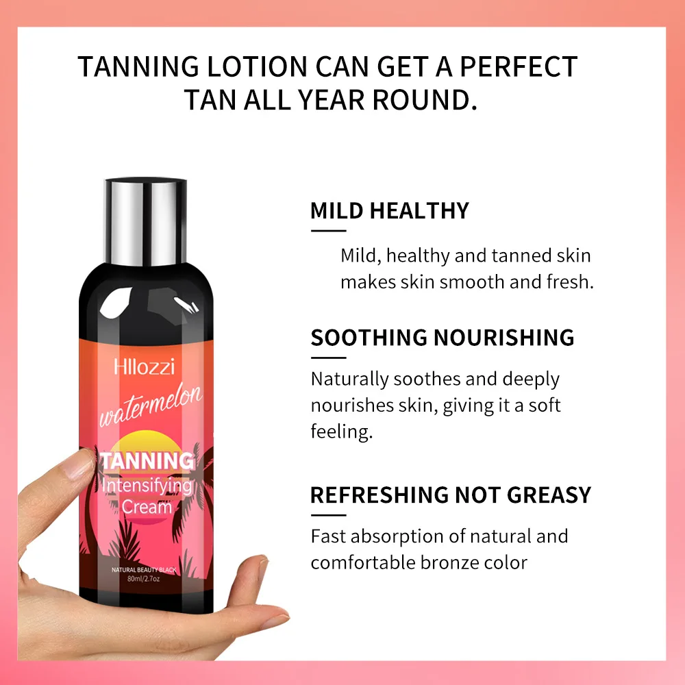 Wholesale Private Label Tanning Gel Lotion Accelerator Tanning Accelerator Self Tan Lotion With Sun Screen
