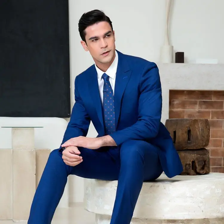 
Blazer Man Wool Fabric Polyester Bespoke Suit 100 
