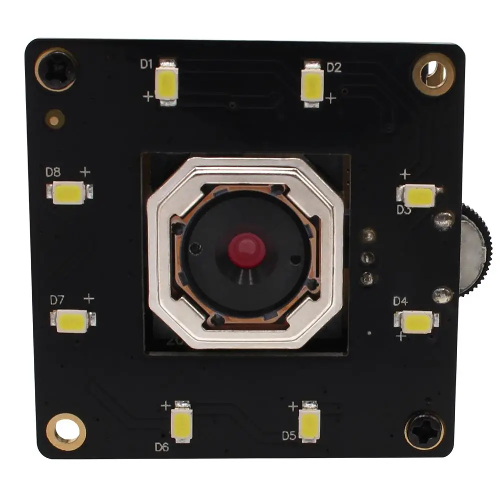 ELP Auto Focus LED Brightness Adjust PC Webcam 5MP CMOS OV5640 Autofocus Night Vision Industrial Camera USB2.0 Free Driver