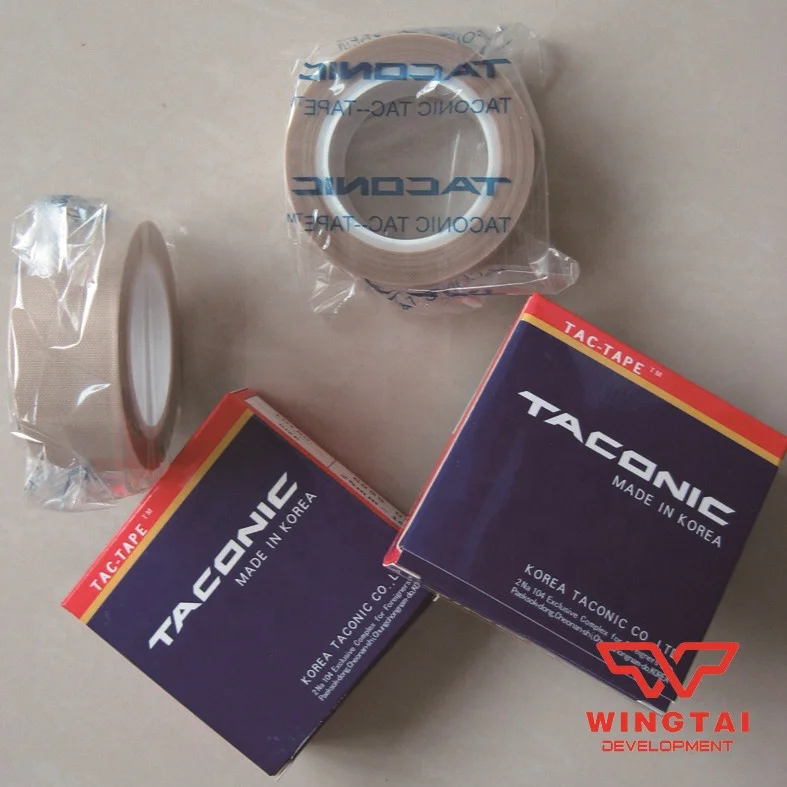 TACONIC P.T.F.E Adhesive Tape Used In Food Baking And Space Shuttle, Petrochemical And Other Industries 6095-03/W13/19/25/50mm