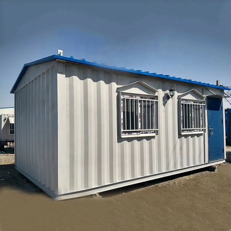 Low cost mobile 20ft living units container building living units with toilet