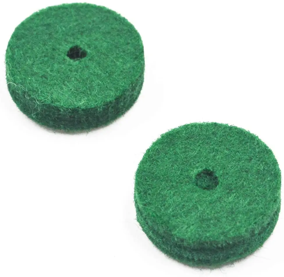 China factory felt pad Repairing Part 12mm Diameter Green Hitch Pin Felt