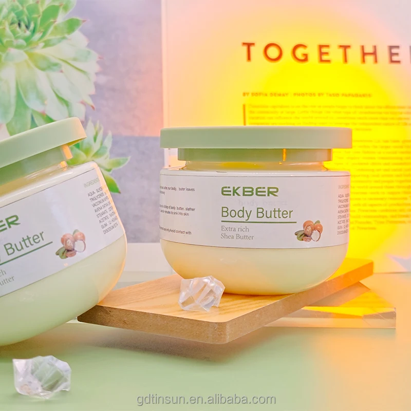 OEMODM Wholesale Natural Dry Skin Deep Nourishing Lightening Body cream Shea butter Moisturizing Body Lotion Butter