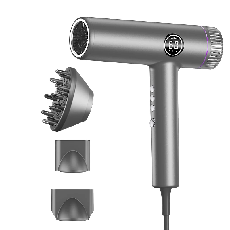 Newest Top Selling 110,000 Rpm High Speed Bldc Silent Hair Dryer Professional Salon Negative Ionic 2400W Hair Blow Dryer