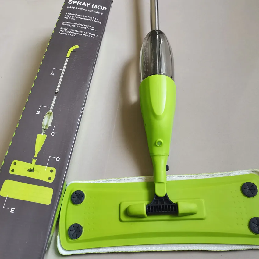 
Amazon Hot Sell Microfiber Spray Mop with washable Mop Pad 
