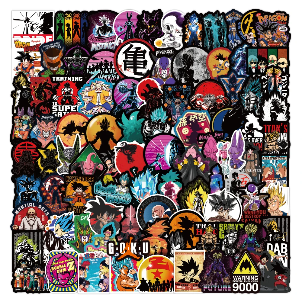 ZY0048B 100pcs graffiti non - repeating personalized car and motorcycle cartoon stickers