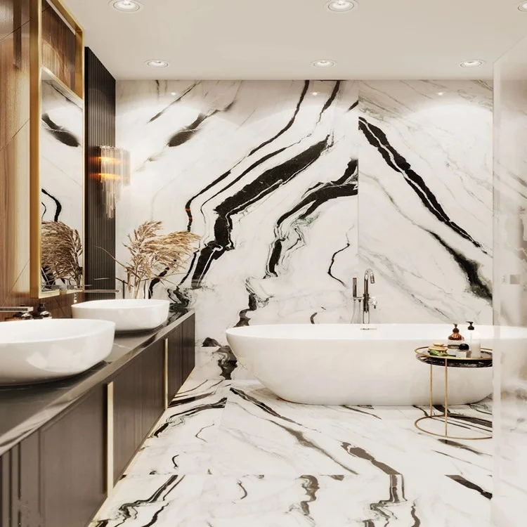 panda white marble china factory  panda white marble slab for wall,flooring ,countertop ,stairs,paving ,bookmatch