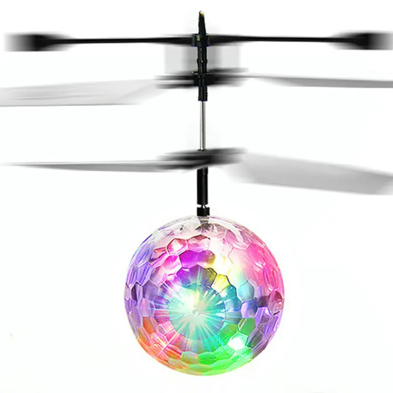 New Boomerang Ball Helicopter  Fly Ball With Led Light Disco Shining Colorful Flying Toys Drones Toys