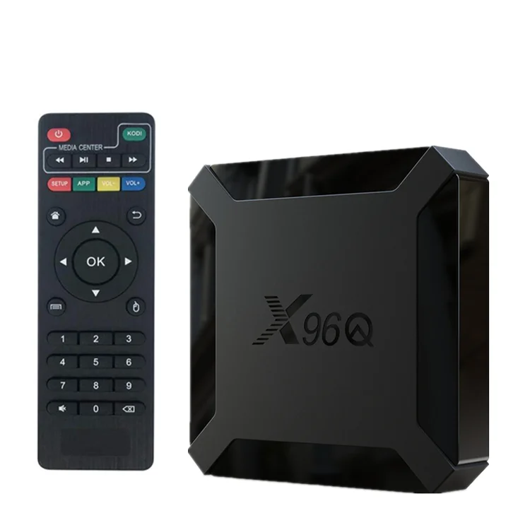 X96Q Android tv box 2gb RAM 16gb ROM Allwinner H313 2.4G wifi x96q android 10.0 smart 4k tv box stb Set-Top Box
