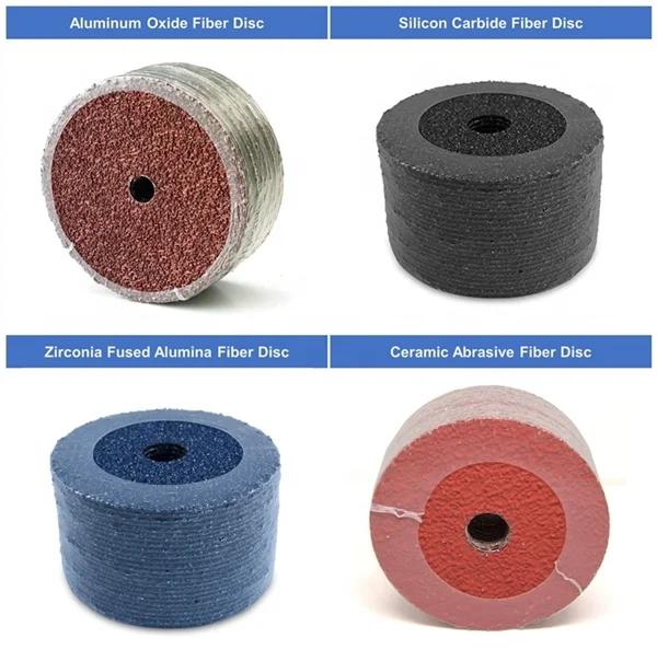 High quality 100mm 115mm 125mm 150mm 180mm Abrasive Fiber Disc Sanding Paper Grinding Abrasive Fiber Disc Aluminum oxide