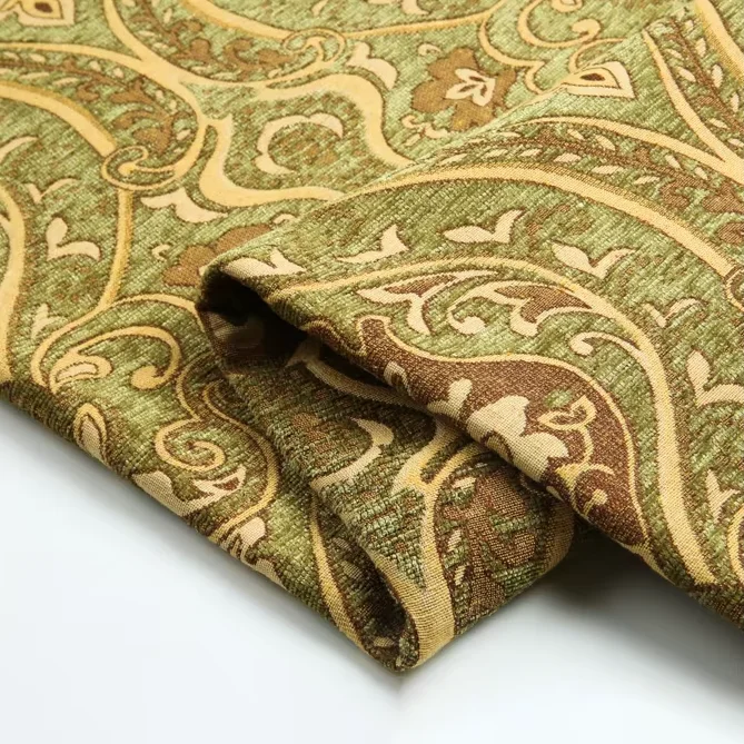 Home Textile Style Durable Woven Polyester Jacquard Upholstery Chenille Sofa Fabric