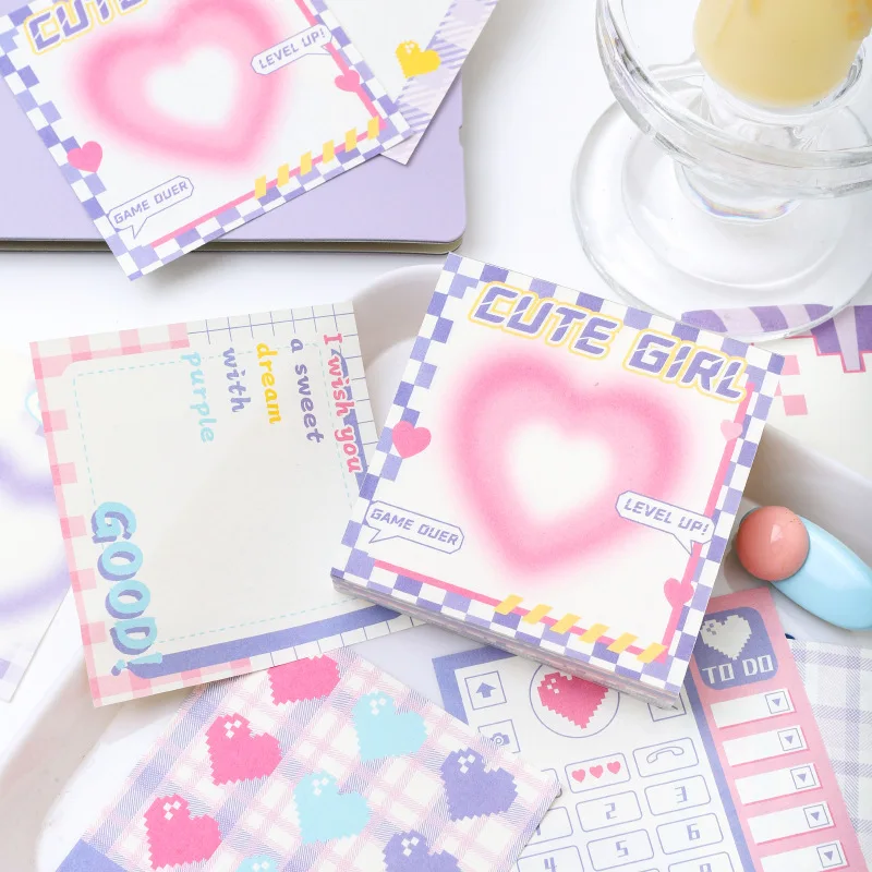 ins sticky note book small fresh message memo timed sticky note paper salty high-value handbook material paper