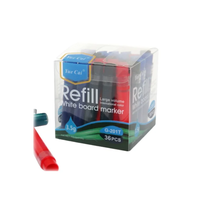 Refillable Whiteboard Marker Pen with Fine Tip Black & Green Dry-Erase Ink Certified EN71 Made of Plastic & PP