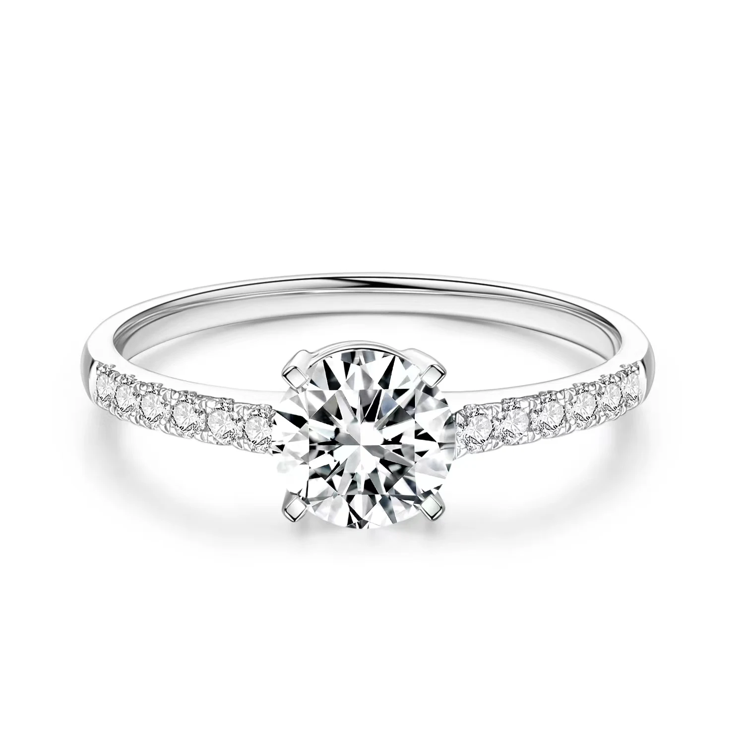 ring 14k 18k lab-grown diamonds engagement ring lab grown diamond jewelry ring